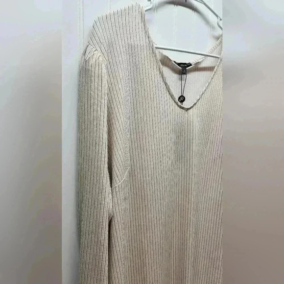 NWT-ADRIANNA PAPELL Tunic/Top Striped, Stretchy, Long Sleeve, 3X - Picture 4 of 13